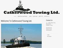 Tablet Screenshot of catherwoodtowing.com